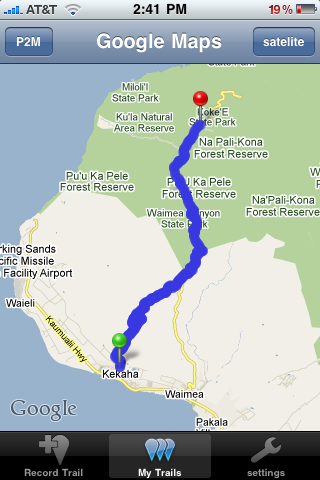 P2M route map